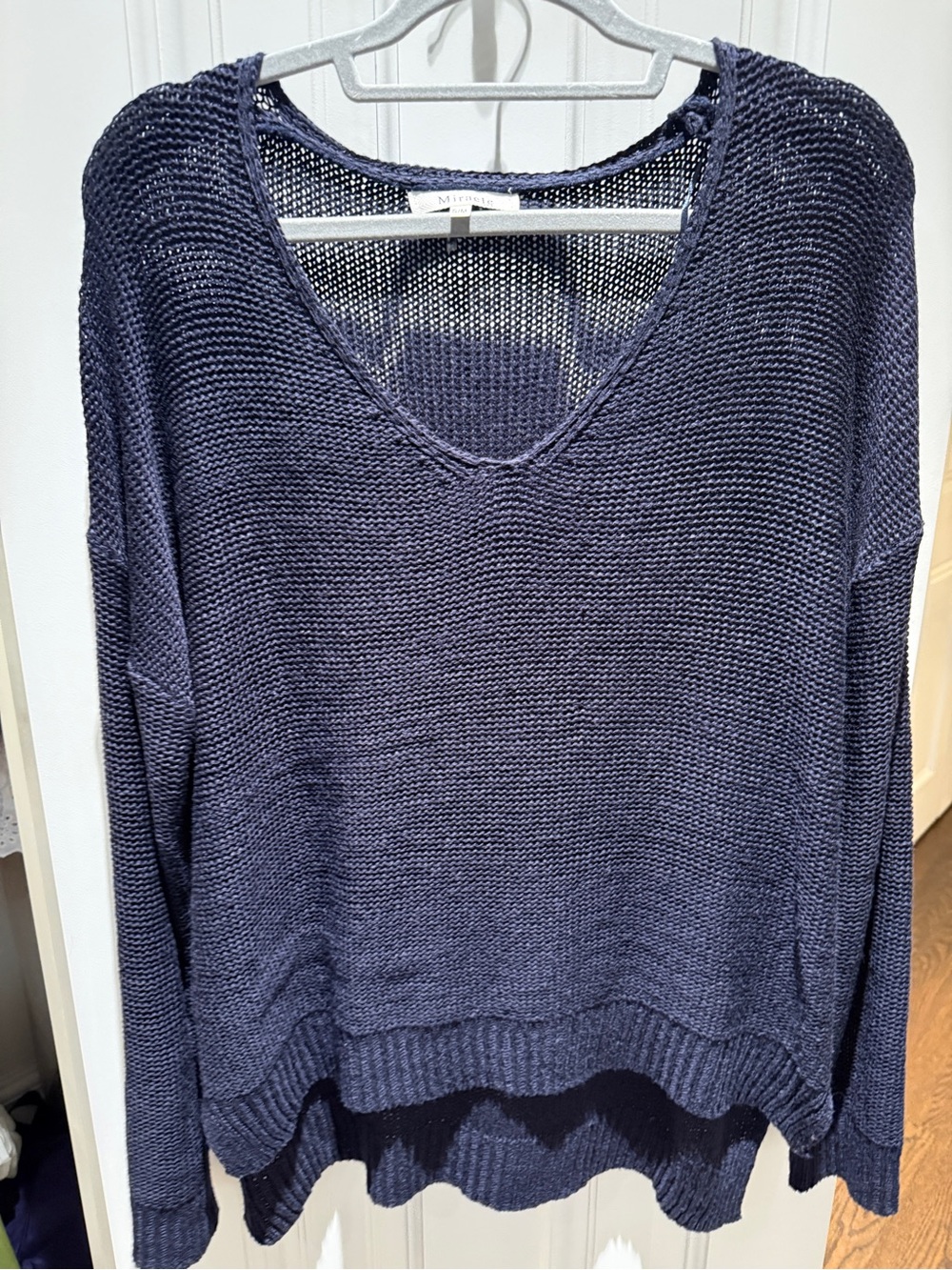 From Nati Boutique in LA -  V-Neck Lightweight Knit Sweater